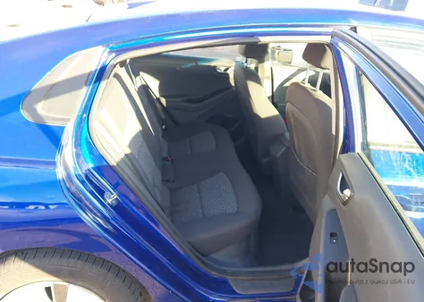 2019 Hyundai Ioniq Hybrid Blue z USA, uszkodzony, nr VIN KMHC65LC7KU113837